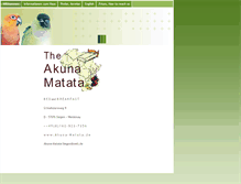 Tablet Screenshot of akuna-matata.de